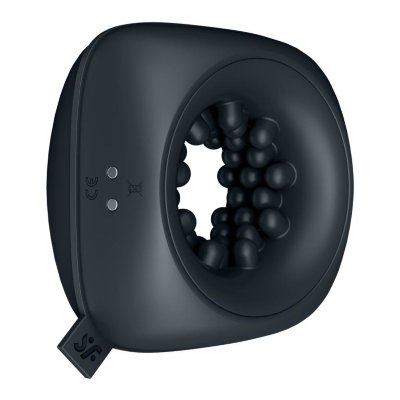 Черный мужской вибромассажер Ring Stroker Длина: 9.1 см. Вибромассажер Ring Stroker – перезаряжаемое устройство, предназначенное для стимуляции члена при мастурбации, а также может служить бампером и ограничивать длину члена. За счет большого размера стимулятор позволяет охватывать большую поверхность, а 12 режимов интенсивной вибрации способствуют качественной стимуляции при мастурбации, а также для дополнительной стимуляции партнерши, при использовании в качестве бампера. Для комфортности использования и получения максимально приятных ощущений рекомендуем использовать смазку на водной основе или гибрид. Вибромассажер заряжается через USB и может быть подключен практически в любом месте, просто подсоедините идущий в комплекте шнур к совместимому порту компьютера или USB-адаптера (приобретается отдельно), а противоположный конец со штекером к игрушке. Страна: Германия. Материал: силикон. Батарейки: встроенный аккумулятор.