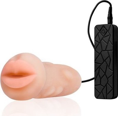 Мастурбатор-ротик с вибрацией REALSTUFF VIBRATING MASTURBATOR MOUTH Длина: 13 см. Диаметр: 6 см. Мастурбатор-ротик с вибрацией REALSTUFF VIBRATING MASTURBATOR MOUTH. 10 режимов вибрации. Страна: Китай. Материал: термопластичная резина (TPR). Батарейки: 3 шт., тип AAA.
