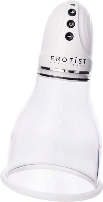 Вакуумная помпа для груди Erotist Adult toys Длина: 23.5 см. Диаметр: 12.5 см. Акриловая вакуумная помпа для груди EROTIST – ваш инструмент в создании женского силуэта. Создавая пониженное давление, вакуумный массажер усиливает приток крови и питание тканей. За счет улучшения кровообращения клетки получают большое количество кислорода и питательных веществ. Такие действия влияют на гормональный фон женщины, стимулируя выработку женских гормонов. При регулярных тренировках возможно увеличение бюста на 20-30%. Высокое качество акрила и силикона, используемого при производстве помпы, сделают применение изделия приятным и безопасным. Помпа оснащена мощным, но тихим мотором, который в считанные мгновения создает необходимое разряжение внутри колбы. Рекомендуется использовать для регулярных тренировок 2 раза в день, одна тренировка - 15 минут помпирования. При появлении неприятных ощущений, болей, необходимо уменьшить разряжение внутри цилиндра, нажав и удерживая кнопку “-“ 2 секунды. Не использовать изделие при поврежденных кожных покровах. Рабочая длина - 14 см. Страна: Китай. Материал: анодированный пластик, силикон. Батарейки: встроенный аккумулятор.