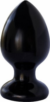 Черная анальная пробка MAGNUM 8 - 11,5 см.