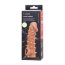 Телесная закрытая насадка с пупырышками Cock Sleeve Size M - 15,6 см. - Телесная закрытая насадка с пупырышками Cock Sleeve Size M - 15,6 см.