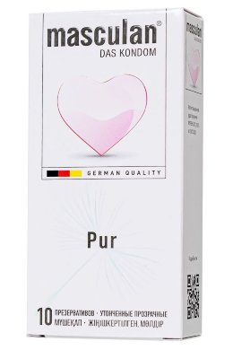 Супертонкие презервативы Masculan Pur - 10 шт. Длина: 18.5 см. Masculan Pur – супертонкие презервативы, поднимающие уровень естественных ощущений на максимум. Латексная стенка на 20% тоньше, чем у классических, и не влияет на эффективность защиты, сохраняя прочность, плотность и непроницаемость презерватива для инфекций. Дополнительное количество смазки повышает комфорт полового акта. Нежная поверхность воссоздает естественные ощущения кожи, увеличивая наслаждение обоих партнеров. Masculan – это презервативы премиум-класса, разработанные в Германии с соблюдением высочайших стандартов качества и дизайна. Немецкое производство, высококачественное сырье, и электронное 6 ступенчатое тестирование каждого презерватива обеспечивают безопасность и надежность. Невидимые тонкие презервативы с розовым оттенком. Приятный легкий аромат. 100% натуральный каучуковый латекс. Цилиндрическая форма с накопителем. Гипоаллергенная силиконовая смазка премиум-качества. В упаковке - 10 шт. Номинальная ширина - 53 мм. Толщина стенки - 0,05 мм. - Регистрационное удостоверение РФ: ФСЗ 2011/09465 - Дата регистрации медицинского изделия: 19.08.2024 г. - Срок действия регистрационного удостоверения: бессрочно - Представитель изготовителя медицинского изделия: ООО «ВАРИАНТ», 195277, г. Санкт-Петербург, ул. Коммуны, д.67, литера Х. Страна: Германия. Материал: латекс. Объем: 10 шт.