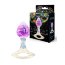 Сиреневатая анальная пробка с ручкой - 8,5 см. - Сиреневатая анальная пробка с ручкой - 8,5 см.