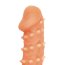 Телесная закрытая насадка с пупырышками Cock Sleeve Size L - 17,6 см. - Телесная закрытая насадка с пупырышками Cock Sleeve Size L - 17,6 см.