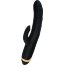 Чёрный вибратор WANAME Thunder с клиторальным отростком - 24,2 см. - Чёрный вибратор WANAME Thunder с клиторальным отростком - 24,2 см.