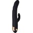 Чёрный вибратор WANAME Thunder с клиторальным отростком - 24,2 см. - Чёрный вибратор WANAME Thunder с клиторальным отростком - 24,2 см.