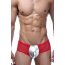 Мужские трусы-хипсы с контрастной вставкой - Мужские трусы-хипсы с контрастной вставкой