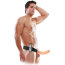 Телесный полый страпон с вибрацией 8 Vibrating Hollow Strap-On - 20,5 см. - Телесный полый страпон с вибрацией 8 Vibrating Hollow Strap-On - 20,5 см.