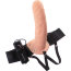 Телесный полый страпон с вибрацией 8 Vibrating Hollow Strap-On - 20,5 см. - Телесный полый страпон с вибрацией 8 Vibrating Hollow Strap-On - 20,5 см.