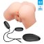 Телесный мастурбатор-полуторс с вибрацией Samantha - Телесный мастурбатор-полуторс с вибрацией Samantha