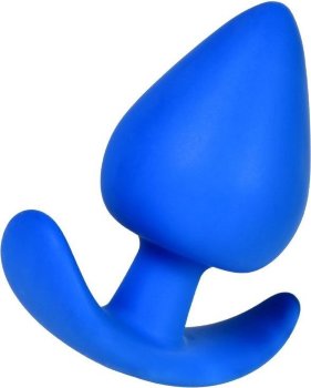 Синяя коническая пробочка из силикона - 11,5 см.