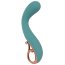 Бирюзовый вибратор для точки G The Magician G-Spot Vibrator - 19 см. - Бирюзовый вибратор для точки G The Magician G-Spot Vibrator - 19 см.