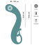 Бирюзовый вибратор для точки G The Magician G-Spot Vibrator - 19 см. - Бирюзовый вибратор для точки G The Magician G-Spot Vibrator - 19 см.