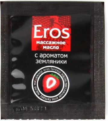 Пробник массажного масла с ароматом земляники Eros fantasy - 4 гр. Масло массажное «Eros Fantasy» для эротического массажа. Вызывает ощущение тепла, особенно при дуновении. Повышает чувствительность. Имеет приятный аромат земляники и сладкий вкус. Обеспечивает длительное скольжение. Легко смывается водой. Страна: Россия. Объем: 4 гр.
