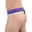 Темно-синие сексуальные трусы-тонги с принтом - Темно-синие сексуальные трусы-тонги с принтом