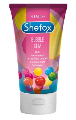 Интимная гель-смазка Shefox «Бабл гам» - 50 мл. Предназначена для вагинального, анального и орального секса. Восполняет недостаток естественной смазки, делая контакт с партнером более комфортным. Не нарушает pH-баланса естественной среды организма. Вкус и аромат банана усиливает удовольствие активного партнера при оральном сексе. Гель-смазка подходит для использования с презервативом и без него. Не повреждает латекс. Не пачкает одежду и постельное белье. Легко смывается с кожи мыльной водой. глицерин, вода, ПЭГ-8, гидроксиэтилуеллюлоза, пантенол, метилпарабен, пропилпарабен, аллантоин, ароматизатор пищевой. Страна: Россия. Объем: 50 мл.