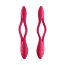 Красный многофункциональный вибратор для пар Satisfyer Elastic Joy - Красный многофункциональный вибратор для пар Satisfyer Elastic Joy