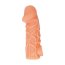 Телесная закрытая насадка с венками Cock Sleeve Size L - 17,6 см. - Телесная закрытая насадка с венками Cock Sleeve Size L - 17,6 см.