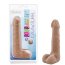 Кофейный фаллоимитатор с мошонкой Suave - 17,78 см. - Кофейный фаллоимитатор с мошонкой Suave - 17,78 см.