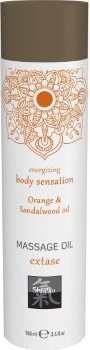 Массажное масло с ароматом апельсина с добавлением сандалового масла - 100 мл.
