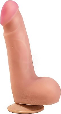Фаллоимитатор на присоске средних размеров - 18,2 см. Длина: 21 см. Диаметр: 4.7 см. Фаллоимитатор на присоске имеет форму члена с ярко выраженной головкой, рельефный, выполненный из сверхсовременного материала нового поколения, обладающий уникальными свойствами по пластичности, передающий эффект очень мягкой текстуры кожи. Рабочая длина - 15,5 см. Диаметр головки - 4,4 см. Страна: Россия. Материал: неоскин.