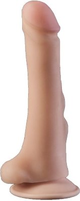Телесный фаллоимитатор на присоске со стимулирующими шишечками - 18 см. Длина: 19.5 см. Диаметр: 4.2 см. Эта игрушка для вагинальной стимуляции действительно отличается от других. В ней есть несколько шишечек для дополнительной стимуляции. Используйте его и возможно вы найдете ту самую загадочную точку G. В этом вам также поможет неоскин, из которого сделан фаллоимитатор: он похож на обычную человеческую кожу. Это девайс прекрасно скоротает вам вечер после напряженного дня или разнообразит сексуальные игры с партнером. Рабочая длина - 15,5 см. Диаметр головки - 3,5 см. Страна: Россия. Материал: неоскин.