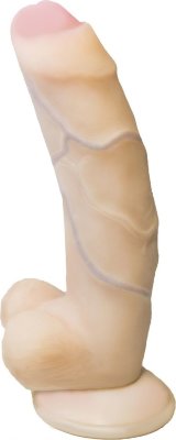 Фаллоимитатор REAL Standard с полузакрытой головкой - 13 см. Длина: 18 см. Диаметр: 4.2 см. По наблюдениям сексологов, реалистичные фаллоимитаторы выбирают исключительно практичные, амбициозные и целеустремленные личности. Они точно знают, чего хотят и как именно доставить себе удовольствие. Этот фаллоимитатор - идеальный для этого вариант. Он создан по последней технологии экзопротезирования, точно имитирует мужской половой орган не только внешне, но и на ощупь, за счёт нежной, бархатистой «кожи», покрытие «неоскин», двухслойной структуры и полузакрытой головки. Из-за формы и натурального размера отлично подходит как для вагинальных, так и анальных ласк. Рабочая длина - 13,5 см. Диаметр головки - 3,8 см. Страна: Россия. Материал: неоскин.