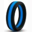 Черно-синее эрекционное кольцо Silicone Go Pro Cock Ring - Черно-синее эрекционное кольцо Silicone Go Pro Cock Ring