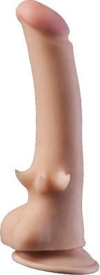 Телесный фаллоимитатор на присоске со стимулирующими усиками - 19 см. Длина: 20.5 см. Диаметр: 4.3 см. Телесный фаллоимитатор на присоске со стимулирующими усиками. Рабочая длина - 16 см. Диаметр головки - 3,4 см. Страна: Россия. Материал: неоскин.