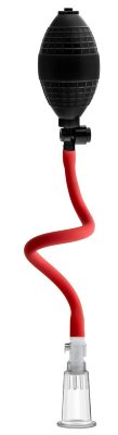 Вакуумная помпа для клитора и сосков Beginners Clitoral Pumping System Beginners Clitoral Pumping System - это просто лучший аксессуар для вас. Используется для увеличения чувствительности клитора и сосков, тем самым усиливая удовольствие. Поместите баллон над созданной вами эрогенной зоной. Сожмите насос, чтобы создать вакуум. Имеет воздушный выпускной клапан для легкого снятия. Баллон можно отсоединить, оставив ваш клитор или сосок всасываемым к баллону. Страна: Китай. Материал: анодированный пластик, силикон.