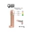 Телесная насадка-удлинитель со вставкой размера S - 16 см. - Телесная насадка-удлинитель со вставкой размера S - 16 см.