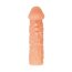 Телесная закрытая насадка с шершавой головкой Cock Sleeve Size L - 17,6 см. - Телесная закрытая насадка с шершавой головкой Cock Sleeve Size L - 17,6 см.