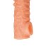 Телесная закрытая насадка с шершавой головкой Cock Sleeve Size L - 17,6 см. - Телесная закрытая насадка с шершавой головкой Cock Sleeve Size L - 17,6 см.