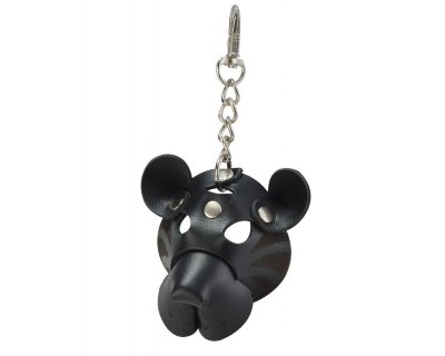 Черный брелок-маска Ночной тигр Брелок изготовлен из натуральной кожи, имеет карабин. Страна: Россия. Материал: натуральная кожа.