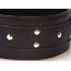 Широкий черный ошейник из мягкой кожи - Широкий черный ошейник из мягкой кожи