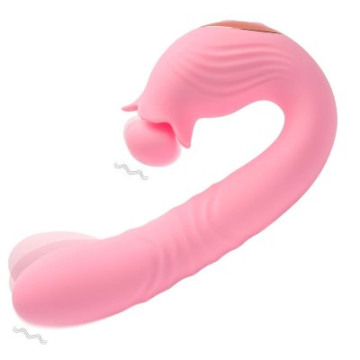 Розовый вибратор Selove Campanula с вращающимся стимулятором клитора - 18,2 см. Длина: 18.2 см. Диаметр: 3.3 см. Campanula — самый смелый цветок серии SELOVE FloraVibe, созданный для того, чтобы пробудить все грани удовольствия. Вращающийся стимулятор клитора работает с высокой точностью, а изогнутый стержень внутри сочетает поступательные движения и глубокие вибрации, ритмично лаская точку G. Каждое движение имитирует прикосновения, которых хочется больше всего: мягкие, неторопливые и постепенно усиливающиеся. Персонализированные режимы: • 10 режимов вибрации для клитора • 10 режимов сочетания толчков и вибрации для точки G Вибратор Campanula водонепроницаемый, бесшумный и покрыт силиконом, который приятно ощущается на коже. Эргономичный дизайн и интуитивное управление позволяют полностью отдаться движению и наслаждению. Страна: Китай. Материал: силикон. Батарейки: встроенный аккумулятор.
