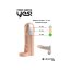 Телесная насадка-удлинитель со вставкой размера S - 15 см. - Телесная насадка-удлинитель со вставкой размера S - 15 см.