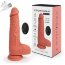 Телесный перезаряжаемый вибратор-реалистик с возвратно-поступательными движениями - 22,5 см. - Телесный перезаряжаемый вибратор-реалистик с возвратно-поступательными движениями - 22,5 см.