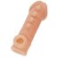Телесная закрытая насадка с шишечками Cock Sleeve Size M - 15,6 см. - Телесная закрытая насадка с шишечками Cock Sleeve Size M - 15,6 см.