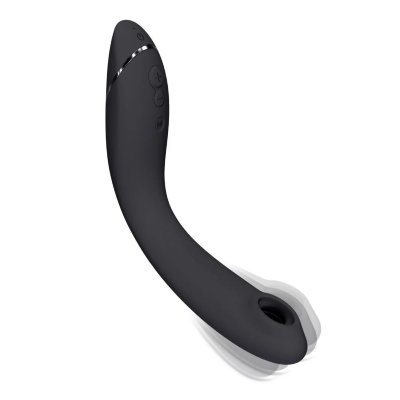 Темно-серый стимулятор G-точки Womanizer OG c технологией Pleasure Air и вибрацией - 17,7 см. Длина: 17.7 см. Диаметр: 3.8 см. Womanizer OG - первый вибратор для точки G Pleasure Air, сочетающий в себе целенаправленный поток воздуха и вибрации для мощного и оригинального достижения удовольствия. Pleasure Air обеспечивает стимуляцию без прямого контакта. Воздушные потоки высасывают и массирую кожу, вызывая тем самым невероятное удовольствие. Инновационная технология Smart Silence позволяет вам удовлетворить свое желание. Игрушка запускается только тогда, когда соприкасается с вашей кожей. Если вы им не пользуетесь, игрушка переходит в режим ожидания. Это не только делает игрушку более тихой в использовании, но и позволяет вам сосредоточиться на моменте, не отвлекаясь. Поскольку Womanizer водонепроницаем по стандарту IPX7, ничто не помешает вам принять долгую расслабляющую ванну, освежающий душ или даже провести время на вечеринке у бассейна. Womanizer OG сочетает стимуляцию потоками воздуха и вибрацию, чтобы разнообразить ваши ощущения. Рабочая длина - 10,5 см. Страна: Китай. Материал: силикон. Батарейки: встроенный аккумулятор.