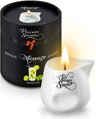 Массажная свеча с ароматом мохито Bougie de Massage Mojito - 80 мл. Зажгите свечу, и она превратится в ароматное масло для массажа. В состав масла входят ароматные композиции, созданные французскими парфюмерами. Керамическая баночка наилучшим способом сохраняет ароматы, защищая от посторонних запахов, а удобный носик упрощает использование.Содержит 80 мл. массажного масла. Упаковано в подарочную коробку. Сделано во Франции. Страна: Франция. Объем: 80 мл.