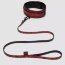 Стильный ошейник с поводком Reversible Faux Leather Collar and Lead - Стильный ошейник с поводком Reversible Faux Leather Collar and Lead