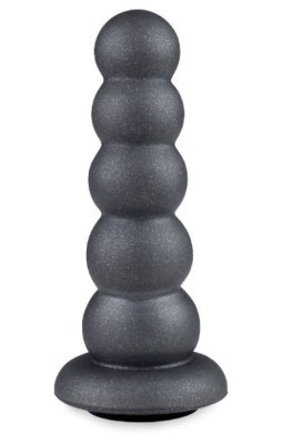 Серая насадка-ёлочка PLATINUM 4,5’’ - 12,5 см. Длина: 12.5 см. Диаметр: 3.6 см. Насадка в виде соединенных между собой шариков. Изделие специально имеет слегка изогнутую форму. Незначительная разница в диаметре межу шариками сочетается с узкими «талиями» в местах соединения цепочки, что позволяет энергично массировать при введении изделия. Обычно применяют для анального секса. Эластичный материал сделан на основе высококачественной смолы ПВХ. Полимер имеет сертификат для использования в бытовых целях. Фаллоимитатор имеет в комплекте коннектор (соединитель). Это сделано для удобства: можно соединить с любым харнессом, приобретенным ранее или даже изготовленным самостоятельно по индивидуальным параметрам. Коннектор состоит из двух развинчивающихся половинок, которые можно с помощью круглых площадок легко прикрепить к любой поверхности. Рабочая длина - 11,5 см. Минимальный диаметр - 2,7 см. Страна: Россия. Материал: поливинилхлорид (ПВХ, PVC).