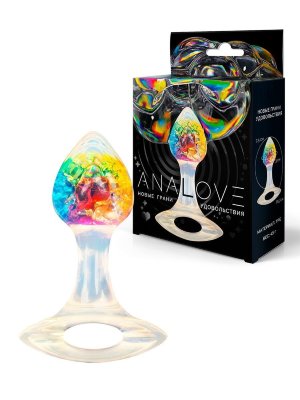 Яркая анальная пробка с ручкой - 8,5 см. Длина: 8.5 см. Диаметр: 3 см. Ультрамодная втулка для любителей особых удовольствий. Используется при подготовке к анальному сексу или во время занятий любовью. При введении в анус во время близости дарит чувство заполненности и потрясающие эротические ощущения. Рельефная поверхность втулки, соприкасаясь с стенками анального отверстия, усиливает стимулирующий эффект. Эргономичная форма изделия способствует лёгкому проникновению. Ручка-ограничитель с петелькой для пальца позволяет контролировать глубину проникновения и удобно использовать секс-игрушку. Втулка также подходит для ношения. Благодаря яркому гламурному дизайну интимный аксессуар может стать пикантным подарком для близкого человека или весёлым сюрпризом на тематической вечеринке. Секс-игрушка изготовлена из эластичного материала. Хорошо гнётся в разные стороны. Проста в применении и уходе. Рабочая длина - 7,5 см. Страна: Китай. Материал: термопластичный эластомер (TPE).