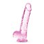 Розовый фаллоимитатор 6 Inch Crystalline Dildo - 15,2 см. - Розовый фаллоимитатор 6 Inch Crystalline Dildo - 15,2 см.